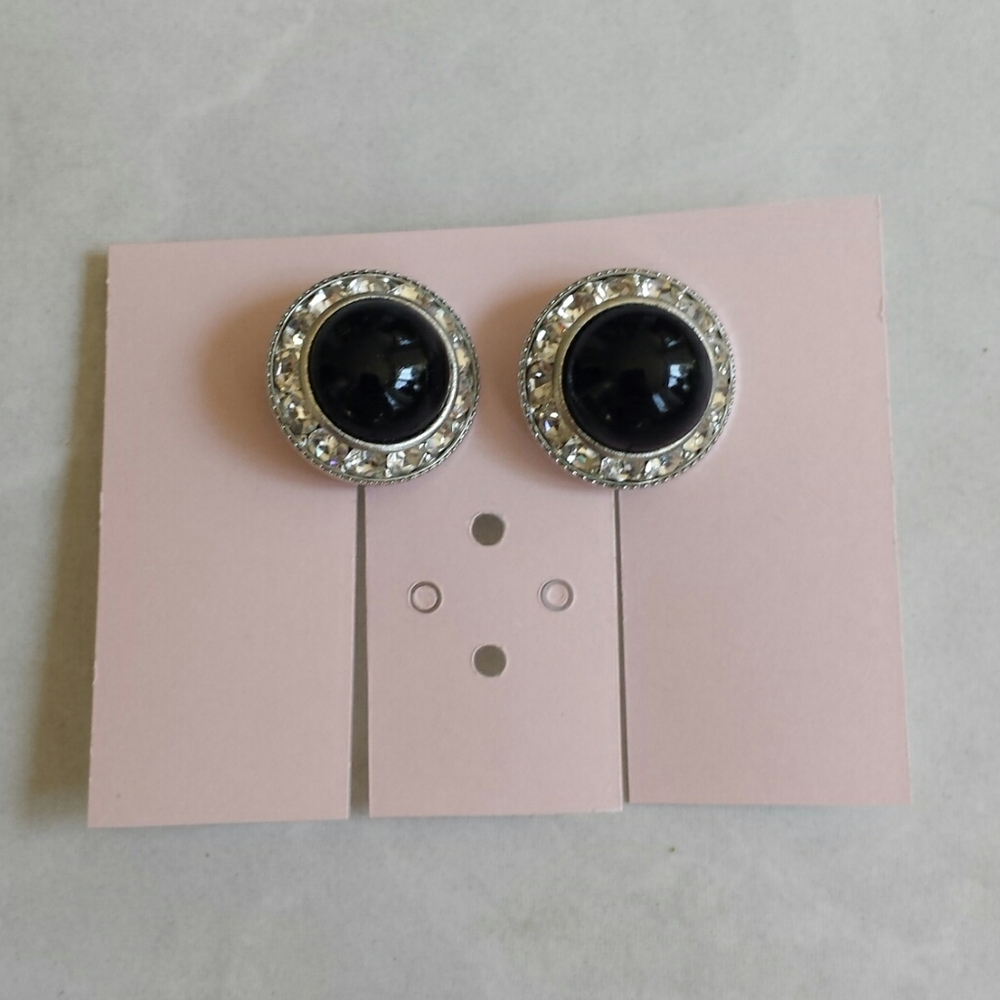 Boutique Black Stone Earrings